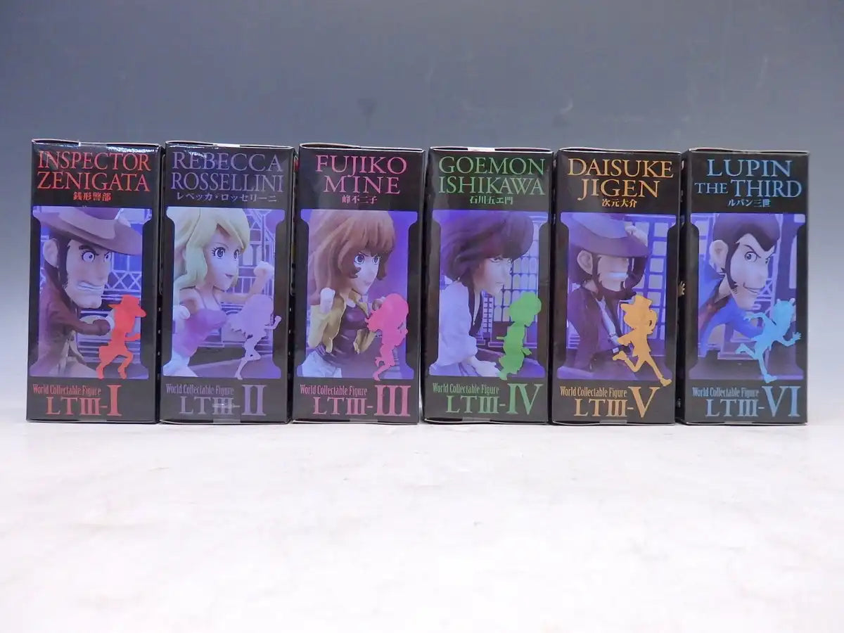 Banpresto Lupine The 3Rd Japan World Collectable Figure Set Of 6 Types- Japan Figure Store - #1 Bring To You The Best Japanese Goods