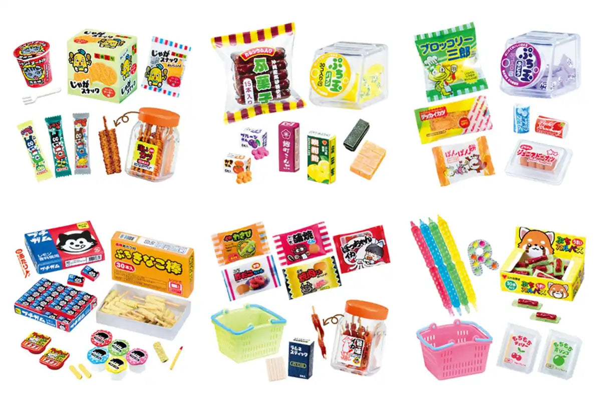 Re-Ment Petit Sample Series Old-Fashioned Corner Candy Shop 1Box ABS PVC 115x70x60mm- Japan Figure Store - #1 Bring To You The Best Japanese Goods
