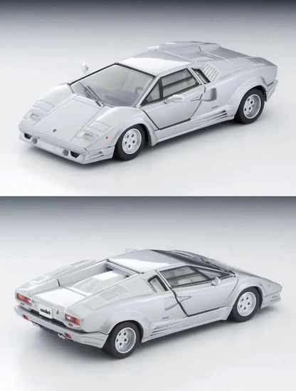 Tomytec Tomica Limited Vintage Neo Lamborghini Countach 25th Anniversary Silver- Japan Figure Store - #1 Bring To You The Best Japanese Goods
