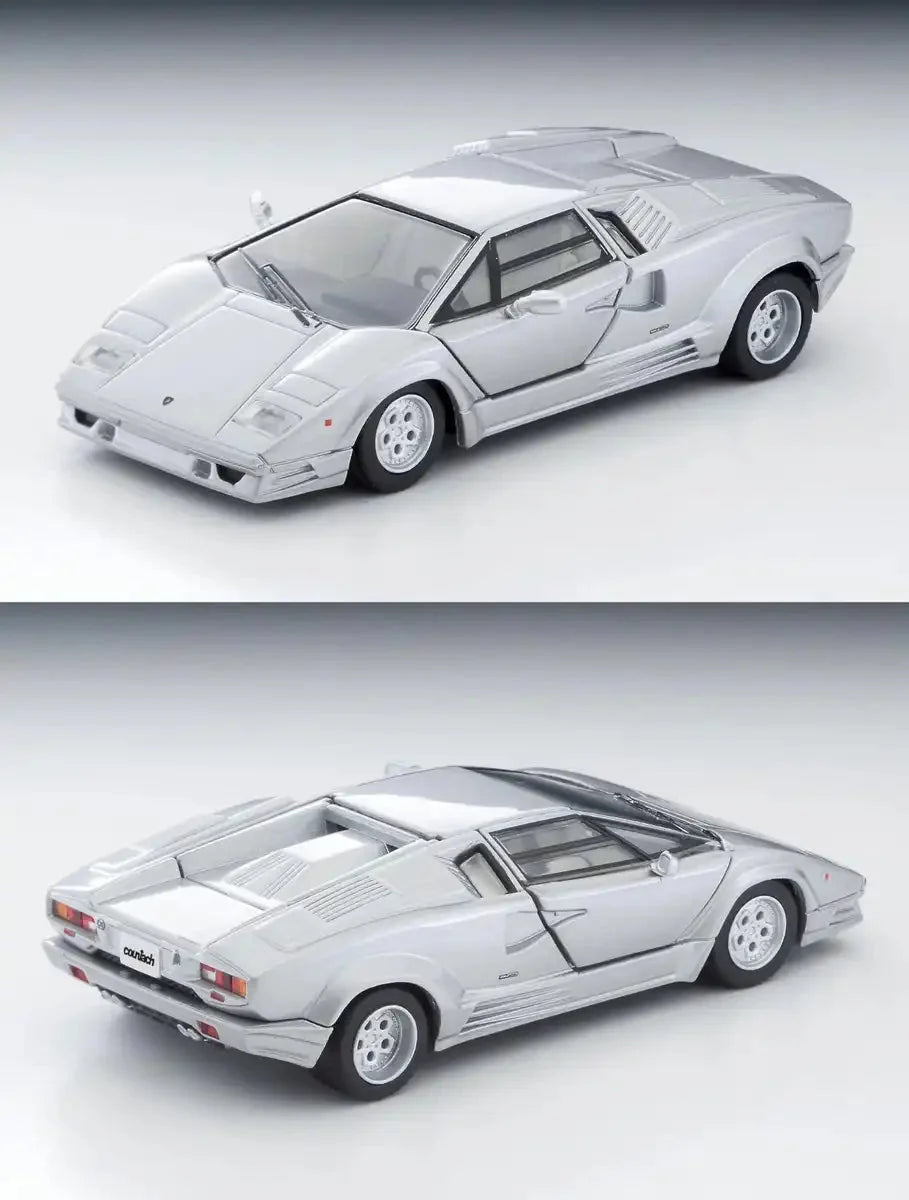 Tomytec Tomica Limited Vintage Neo Lamborghini Countach 25th Anniversary Silver- Japan Figure Store - #1 Bring To You The Best Japanese Goods