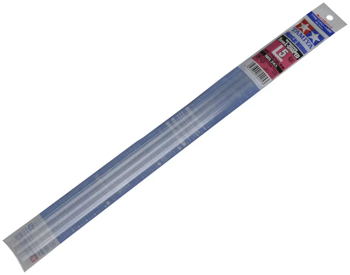 TAMIYA 70205 Clear Plastic Beams 5Mm L-Shaped 5Pcs- Japan Figure Store - #1 Bring To You The Best Japanese Goods
