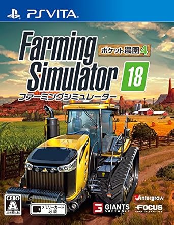 Farming Simulator 18 Pocket Nouen 4 Ps Vita Sony Playstation New