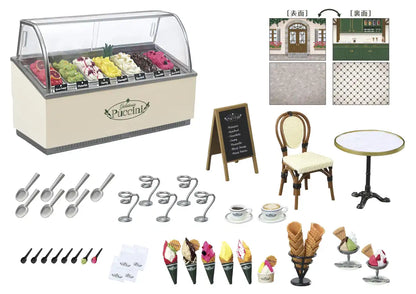 Re-Ment Petit Sample Gelateria Puccini Complete Set Japan Official Figures- Japan Figure Store - #1 Bring To You The Best Japanese Goods
