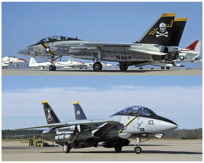 HASEGAWA Sp346 F-14A/B Tomcat Jolly Rogers 2 Aircraft Set 1/72 Scale Kit- Japan Figure Store - #1 Bring To You The Best Japanese Goods