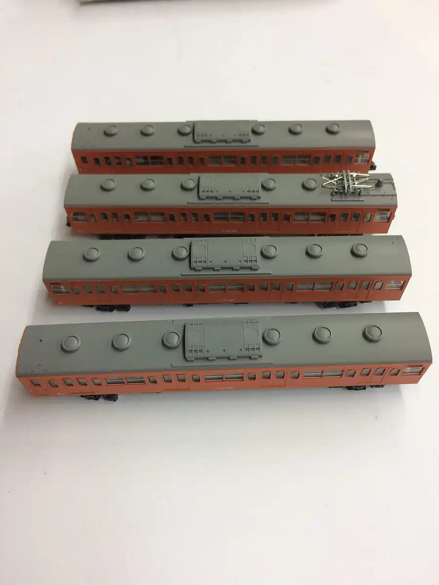 Kato N Gauge 103 Series Orange 4 Cars Set - New 10-312 Model- Japan Figure Store - #1 Bring To You The Best Japanese Goods