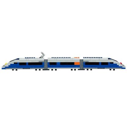 KAWADA Ngt-010 Nanoblock Nanogauge Blue Bullet Train- Japan Figure Store - #1 Bring To You The Best Japanese Goods