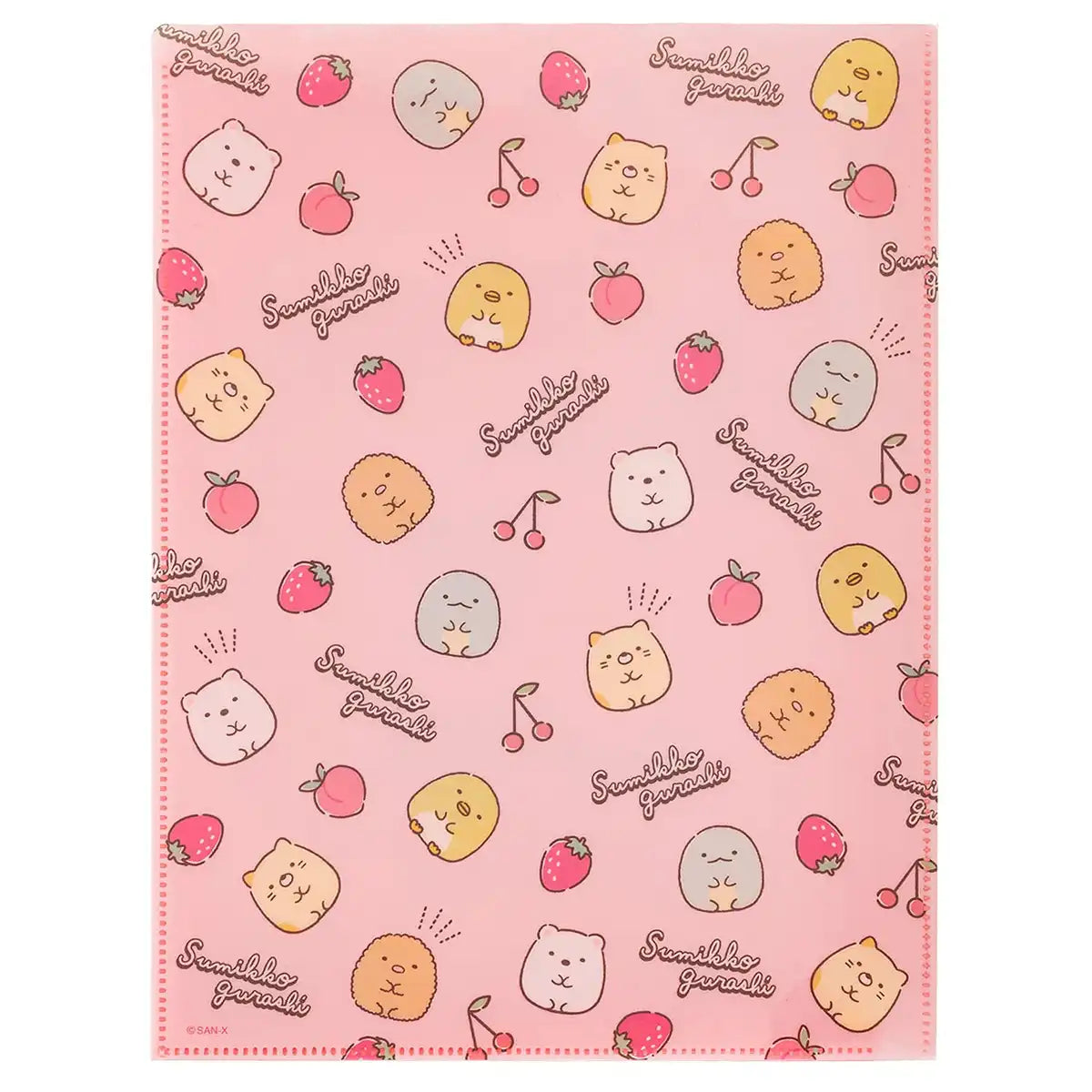 San-X Sumikko Gurashi Clear Folder 10 Pockets B Pattern Fa03004- Japan Figure Store - #1 Bring To You The Best Japanese Goods