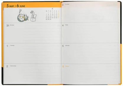 Sanrio Doraemon Maruman B6 2021 Diary Planner- Japan Figure Store - #1 Bring To You The Best Japanese Goods