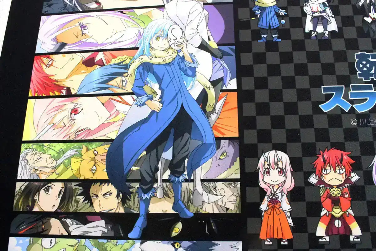 San-X Hatayama Shoji Desk Mat Reincarnated As A Slime 30x60cm B Size- Japan Figure Store - #1 Bring To You The Best Japanese Goods