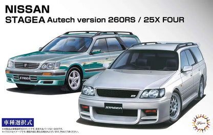 FUJIMI Inch Up 1/24 Stagea Autech Edition 260Rs/25X Four Plastic Model- Japan Figure Store - #1 Bring To You The Best Japanese Goods