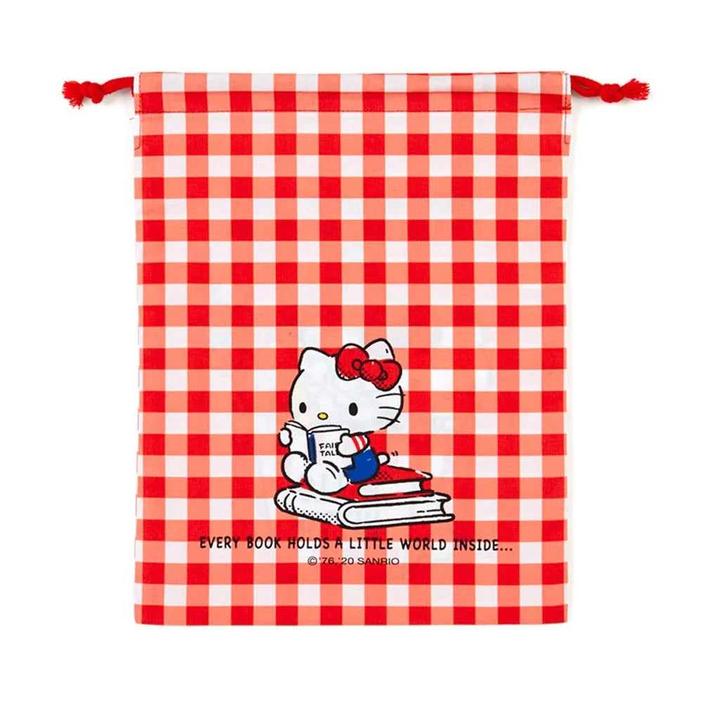 SANRIO Drawstring Bag M Hello Kitty- Japan Figure Store - #1 Bring To You The Best Japanese Goods