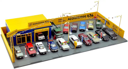 Tomytec Tomikarama Vintage 04C Mini Car Store 1/64 Scale ABS Resin Finish- Japan Figure Store - #1 Bring To You The Best Japanese Goods