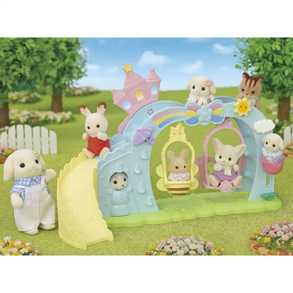Epoch Sylvanian Families Playset S-71 St Mark Certified Ages 3+ Dollhouse Swing Set- Japan Figure Store - #1 Bring To You The Best Japanese Goods