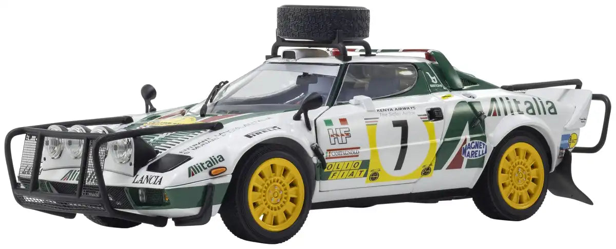 1/18 ランチア ストラトス HF サファリ 1977 #7 Amazon | 京商 1/18 Lancia Stratos HF Rally #7 1977 WRC Safari