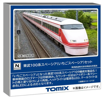 Tomytec Tomix N Gauge Tobu 100 Series Ichigo Spacia Set 98879 Model Train- Japan Figure Store - #1 Bring To You The Best Japanese Goods