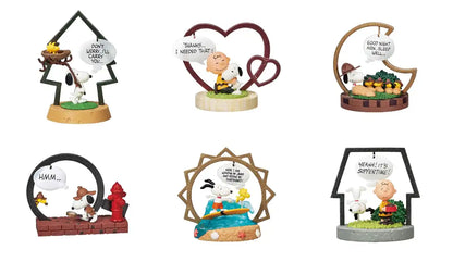Re-Ment Peanuts Snoopy Frame Art 1 Box 105x145x215mm Synthetic Resin
