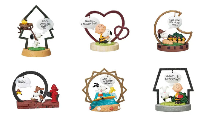 Re-Ment Peanuts Snoopy Frame Art 1 Box 105x145x215mm Synthetic Resin