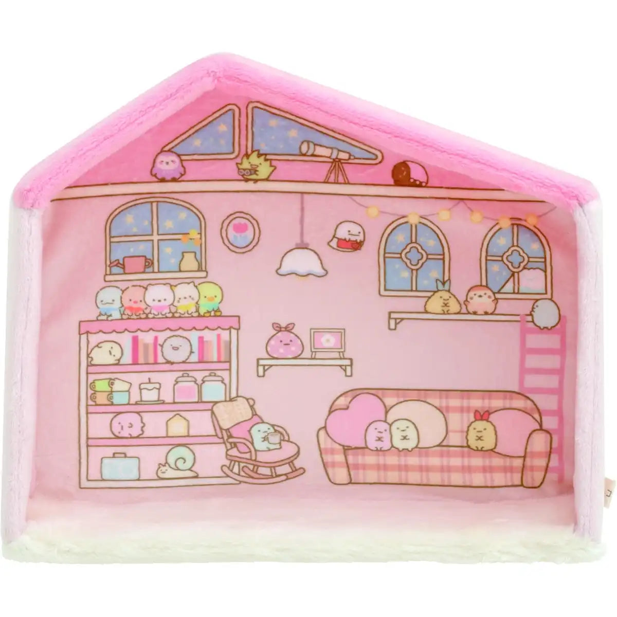 San-X Sumikko Gurashi Plush Toy House Mo22501 H18xW12xD7cm- Japan Figure Store - #1 Bring To You The Best Japanese Goods