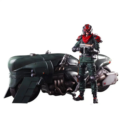 Square Enix Final Fantasy VII Remake Kai Advanced Motorcycle Guard & Bike Set Japan Toy Figure- Japan Figure Store - #1 Bring To You The Best Japanese Goods