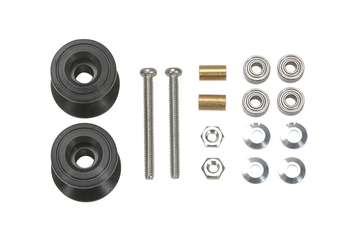 TAMIYA 95231 Mini 4Wd Double Alum Rollers 13-12Mm Black- Japan Figure Store - #1 Bring To You The Best Japanese Goods