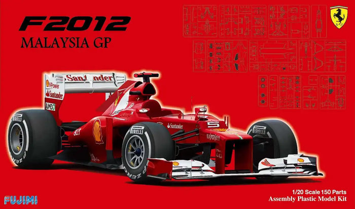 FUJIMI Gp46 F1 Ferrari F2012 Malaysia Gp 1/20 Scale Kit- Japan Figure Store - #1 Bring To You The Best Japanese Goods