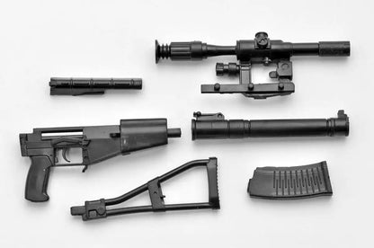 TOMYTEC La042 Military Series Little Armory As Val Type 1/12 Scale Plastic Model Kit- Japan Figure Store - #1 Bring To You The Best Japanese Goods