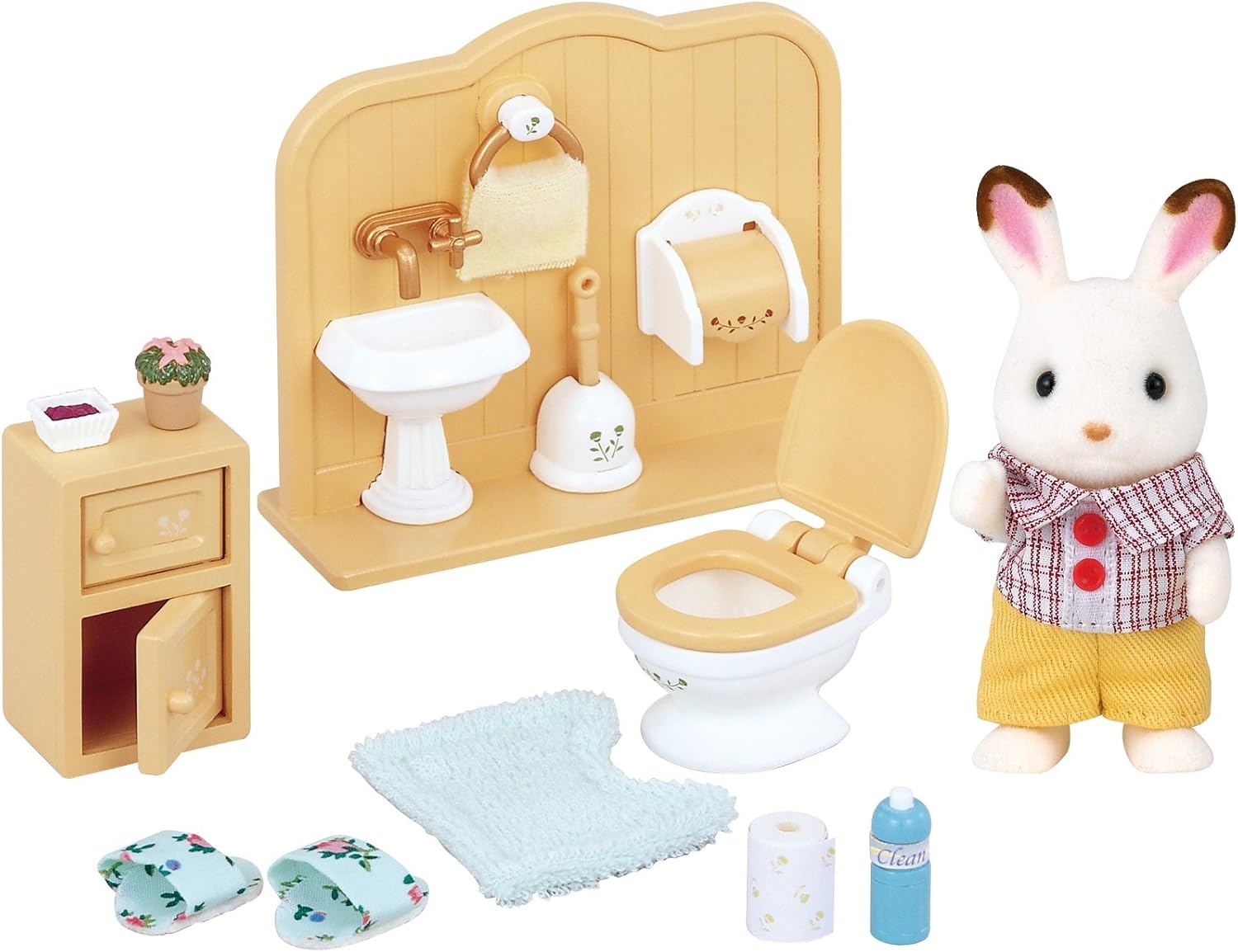 Boy, Df-09 Of Sylvanian Families Doll Furniture Set Chocolate Rabbit