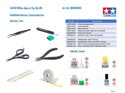 Tamiya 1/48 U.S. Army Infantry Front Line Rest Set 32552 Plastic Model- Japan Figure Store - #1 Bring To You The Best Japanese Goods