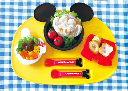 Kam Kasei Nishiki Japan Mickey Mouse Icon Lunch Plate- Japan Figure Store - #1 Bring To You The Best Japanese Goods