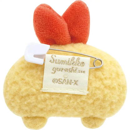 San-X Sumikko Gurashi Plush Badge Fried Shrimps Tail Ab17306- Japan Figure Store - #1 Bring To You The Best Japanese Goods