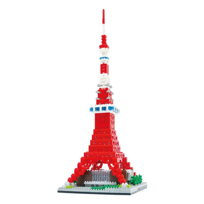 KAWADA Nb-018 Nanoblock Tokyo Tower Deluxe Edition- Japan Figure Store - #1 Bring To You The Best Japanese Goods