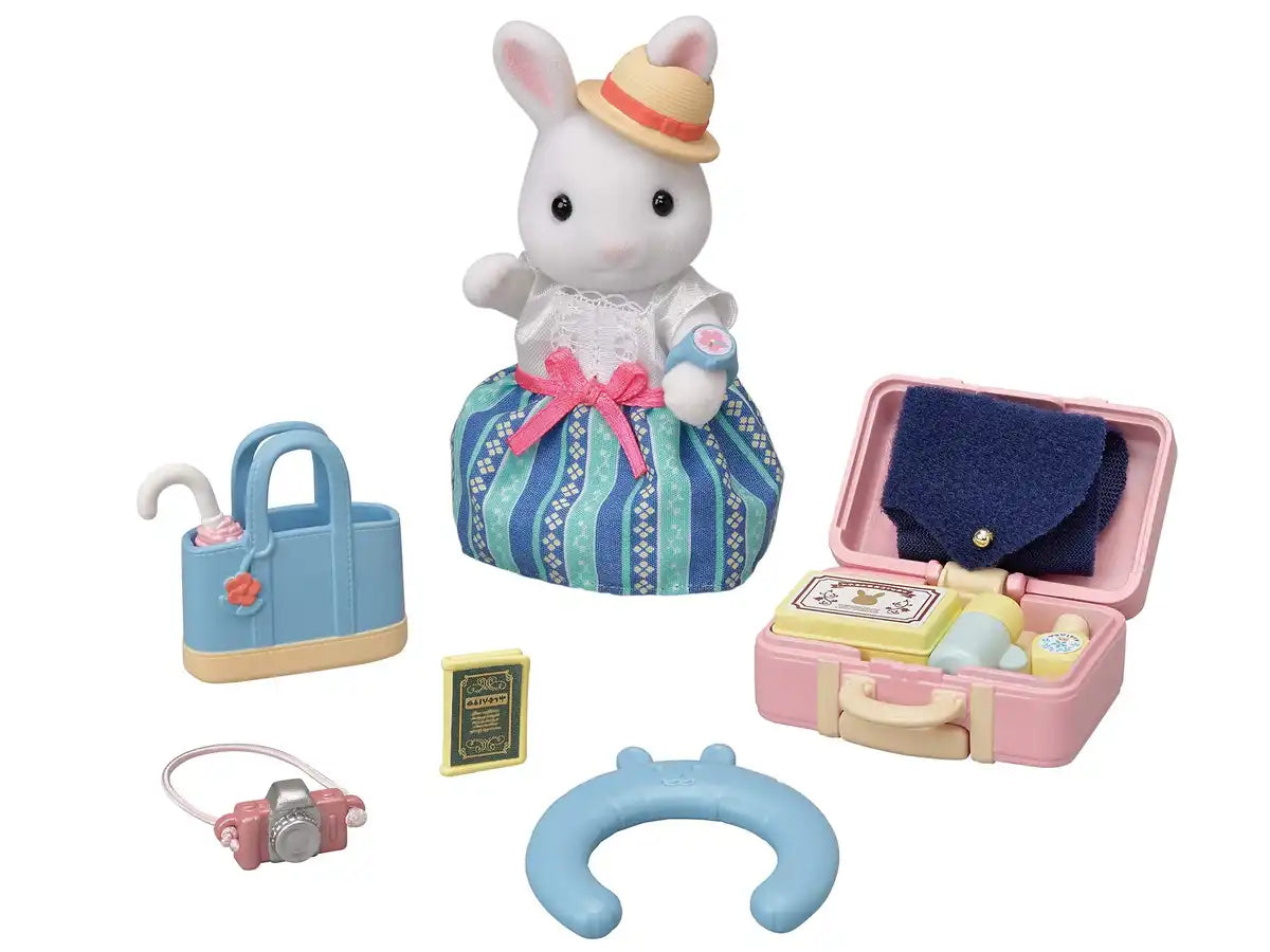 Epoch Sylvanian Families White Rabbit's Travel Dollhouse Set Toy for 3+ Years- Japan Figure Store - #1 Bring To You The Best Japanese Goods
