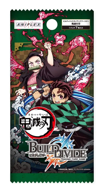 Boîte de cartes booster Aniplex Build Divide Demon Slayer Tie-Up Japonaise