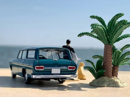 Tomytec Geocolle 64 Car Snap 19A Surfing Resin Dolls + Die-Cast Mini Car Set- Japan Figure Store - #1 Bring To You The Best Japanese Goods