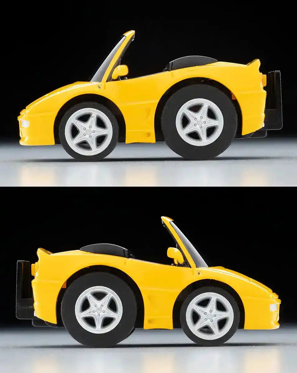 Tomytec Choroq Zero Z-78A Yellow Ferrari F355 Spider Finished Product 321149- Japan Figure Store - #1 Bring To You The Best Japanese Goods