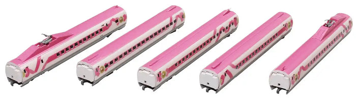 Rokuhan Z Gauge Hello Kitty Shinkansen 5-Car Train Set - Model T013-7- Japan Figure Store - #1 Bring To You The Best Japanese Goods