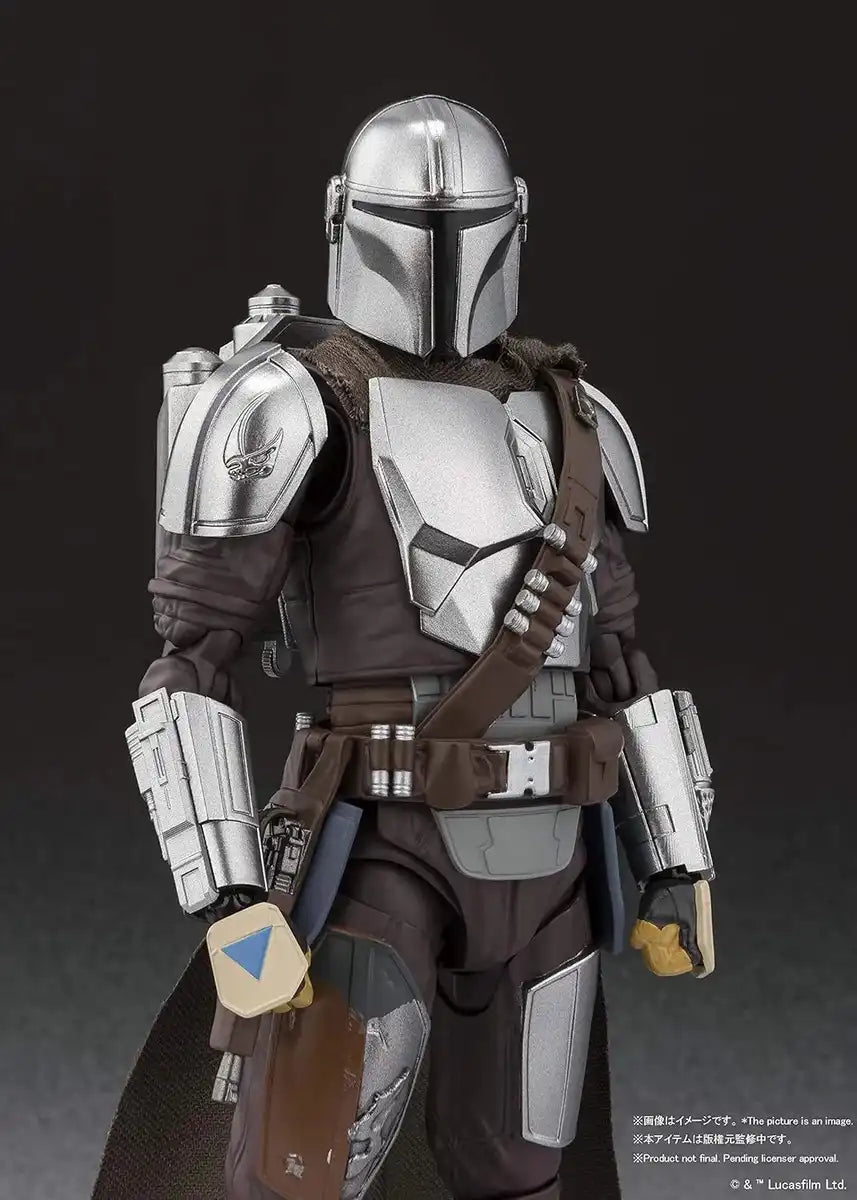 Tamashii Nations S.H. Figuarts Star Wars Mandalorian Beskar Armor Figure 6in