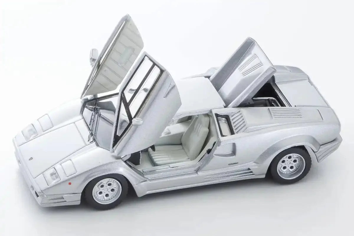 Tomytec Tomica Limited Vintage Neo Lamborghini Countach 25th Anniversary Silver- Japan Figure Store - #1 Bring To You The Best Japanese Goods