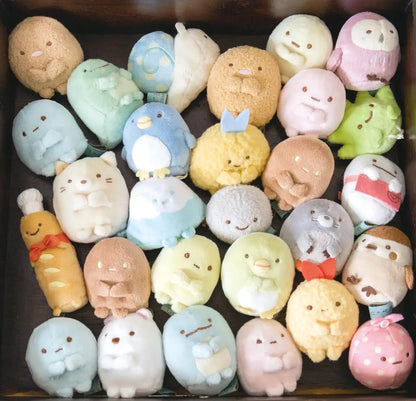 San-X Sumikko Gurashi Hand-Held Plush Toy Tapioca Pink- Japan Figure Store - #1 Bring To You The Best Japanese Goods