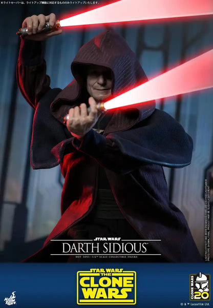 Hot Toys Darth Sidious 1/6 Scale Figure from Star Wars The Clone Wars Series