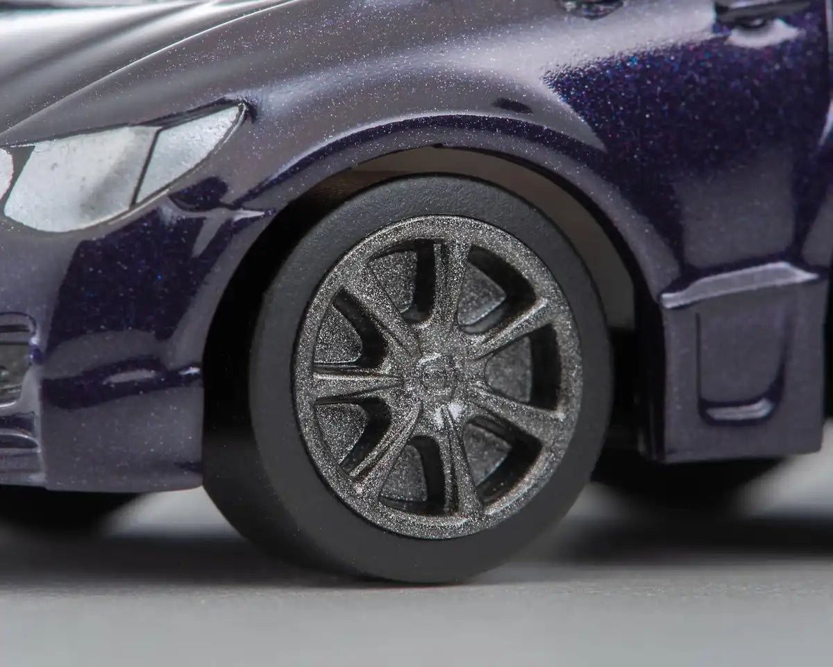 Tomytec Choro Q Zero Honda Civic Type R FD2 Purple Model Car Finished- Japan Figure Store - #1 Bring To You The Best Japanese Goods
