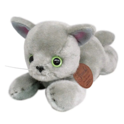 Sanei Boeki Lying Cat Gray Cat W11xD25xH11.5cm I-4258- Japan Figure Store - #1 Bring To You The Best Japanese Goods