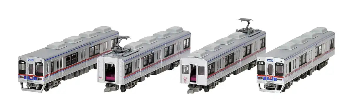 Tomytec Railway Collection Keisei Electric Type 3500 Updated 4-Car Diorama Set A- Japan Figure Store - #1 Bring To You The Best Japanese Goods
