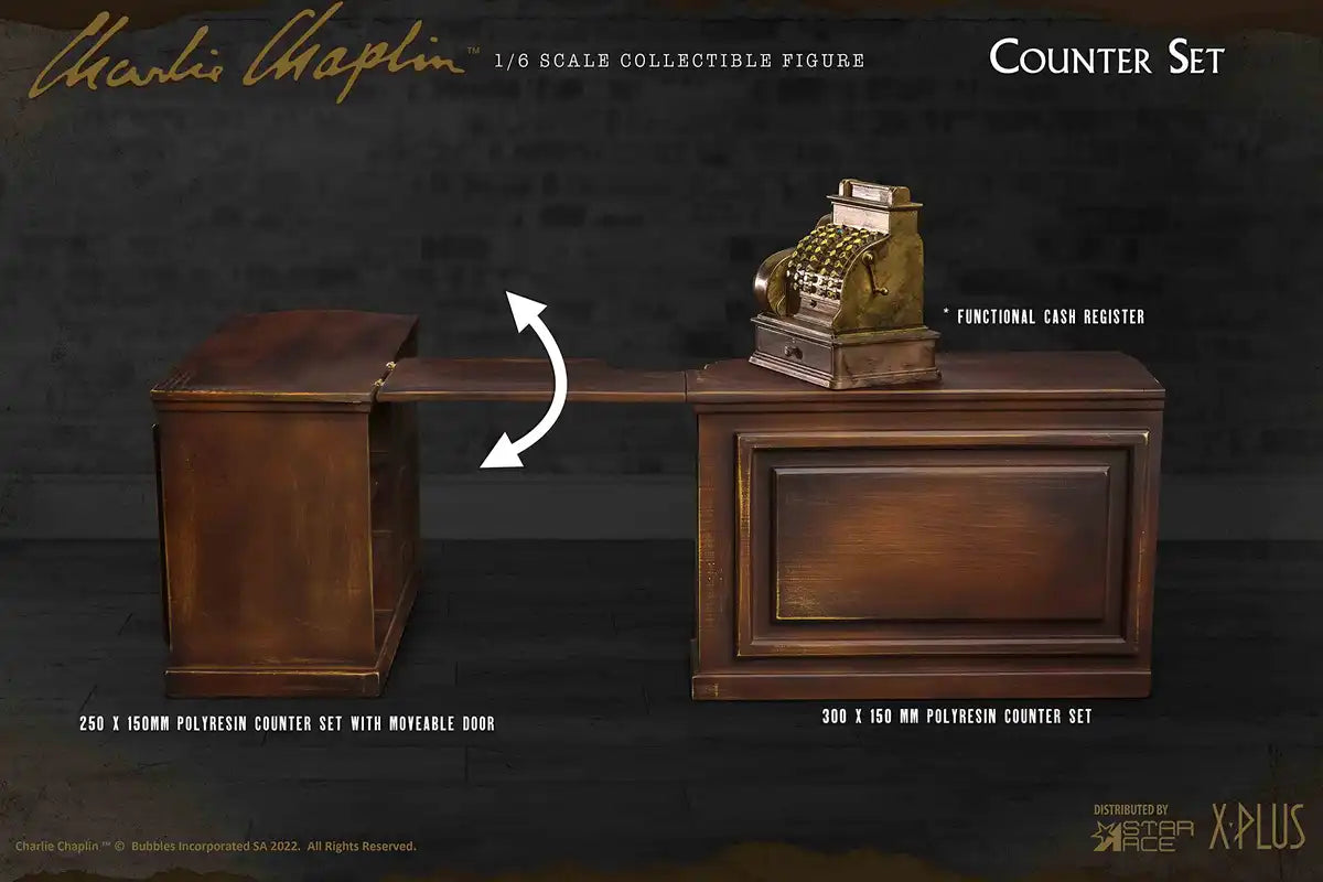 Star Ace Toys 1/6 Charlie Chaplin Accessory Counter Set Japan- Japan Figure Store - #1 Bring To You The Best Japanese Goods