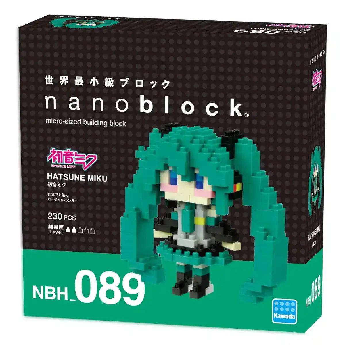 KAWADA Nbh-089 Nanoblock Hatsune Miku- Japan Figure Store - #1 Bring To You The Best Japanese Goods