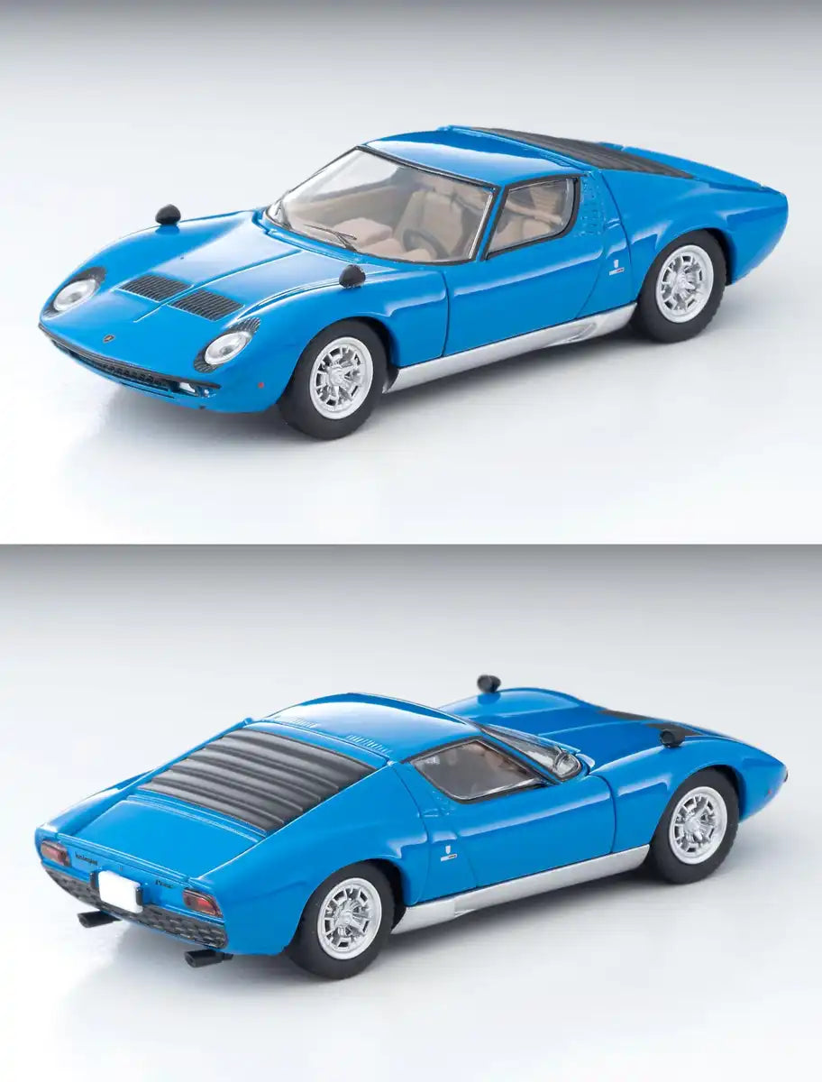 Tomytec Tomica Limited Vintage 1/64 Lamborghini Miura P400 Blue Model Car- Japan Figure Store - #1 Bring To You The Best Japanese Goods