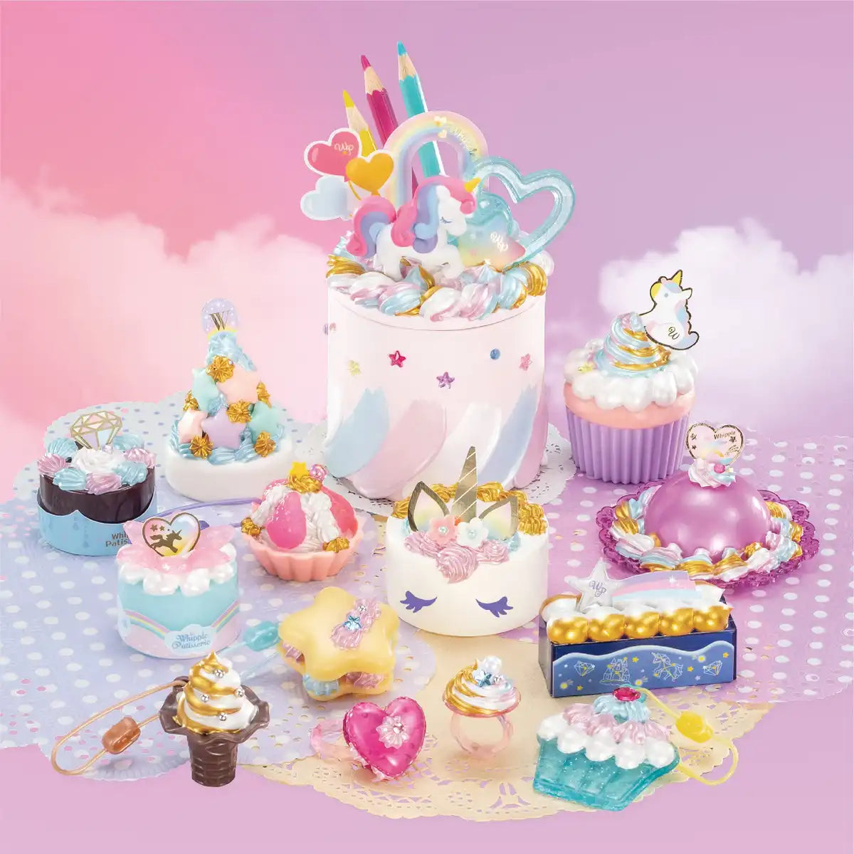 Whipple Dreamy Pearl Sweets Set W-147 St Mark Certified 8+ Toy Decoration Chef Epoch- Japan Figure Store - #1 Bring To You The Best Japanese Goods