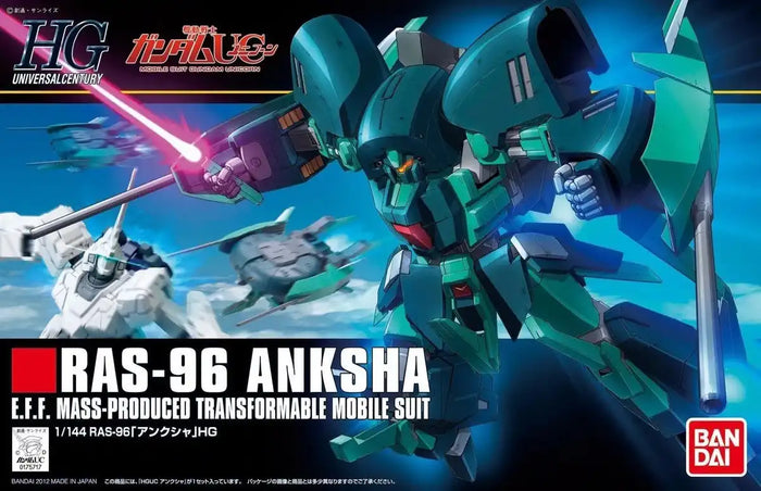 Bandai Hguc 1/144 Ras-96 Anksha Plastic Model Kit Mobile Suit Gundam Uc Japan- Japan Figure Store - #1 Bring To You The Best Japanese Goods