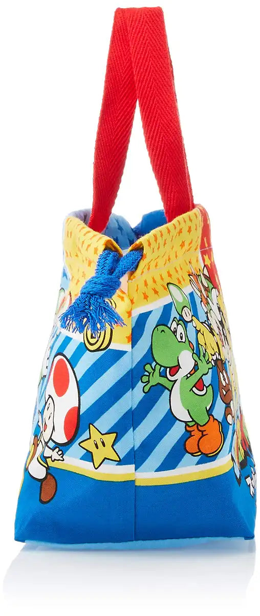 Skater Super Mario 17 Children's Lunch Box Drawstring Bag Made in Japan- Japan Figure Store - #1 Bring To You The Best Japanese Goods