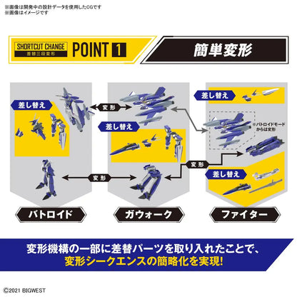 Bandai Spirits HG 1/100 Scale YF-29 Durandal Valkyrie Full Set Color-Coded Model- Japan Figure Store - #1 Bring To You The Best Japanese Goods